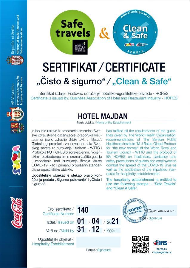 Hotel Majdan Белград Екстериор снимка